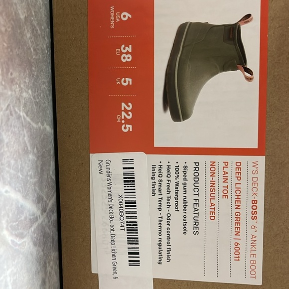 100% waterproof women’s Deck-Boss Ankle Boot - Picture 4 of 4